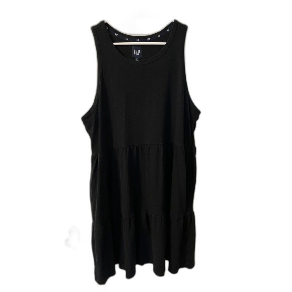 Gap black tiered sundress